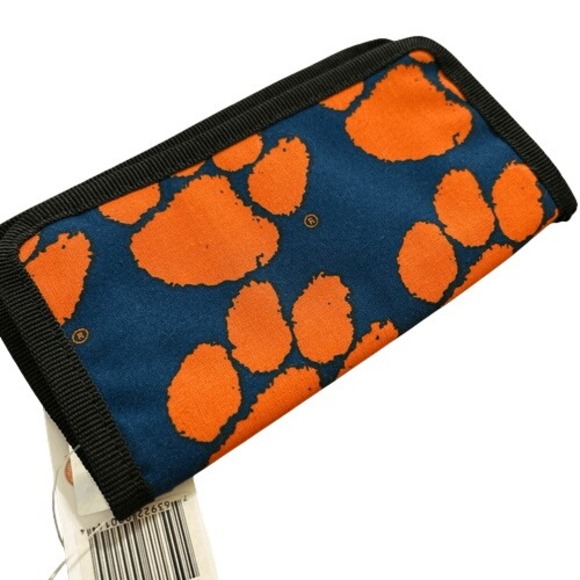 Sax Clemson Checkbook Wallet. NWT. - Picture 3 of 4